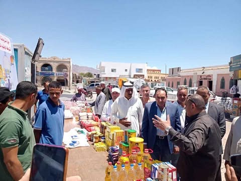افتتاح سوق اليوم الواحد بمدينة دهب بجنوب سيناء