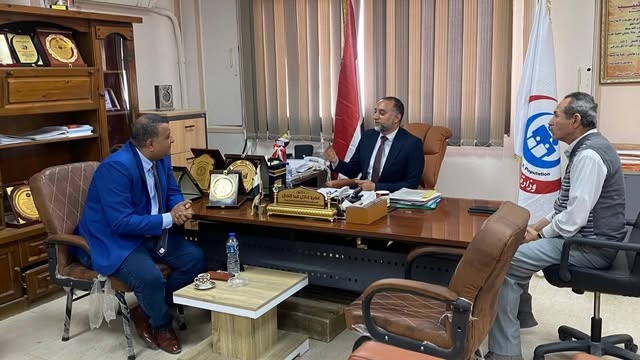 وكيل وزارة الصحة بشمال سيناء يستقبل الدكتور أشرف حامد مدير عام المديرية المالية الجديد لبحث سبل التعاون المشترك