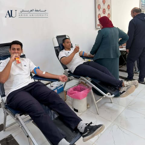 جامعة العريش تقود ملحمة إنسانية بحملة تبرع بالدم دعمًا لمرضى سيناء
