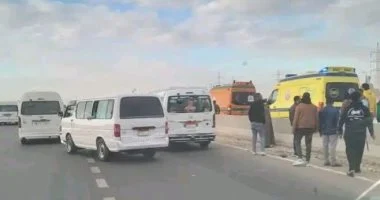 إصابة 7 أشخاص إثر حادث انقلاب سيارة بطريق القصير – مرسى علم