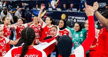 شاهد احتفال ناشئات اليد بريمونتادا الفوز على كوريا ببطولة العالم