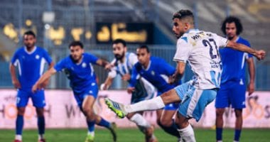 ناصر ماهر يضيف الهدف الثانى لبيراميدز فى مرمى سموحة (2 - 1).. صور