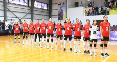 مصر تهزم السنغال 3-0 فى بطولة أفريقيا لناشئات الكرة الطائرة تحت 18 عامًا