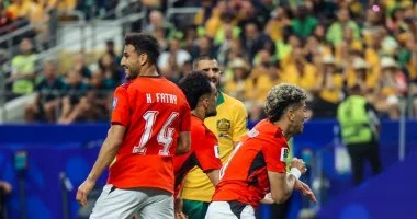 منتخب مصر يحافظ على التقدم أمام أستراليا 1-0 بعد 30 دقيقة.. صور