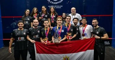 مصر تحصد 7 ميداليات بالمنافسات الفردية ببطولة العالم لناشئي الاسكواش