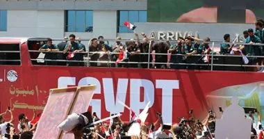 رويترز: استقبال جماهيري حاشد لبعثة منتخب مصر بعد أفضل مشاركة فى تاريخ كأس العالم