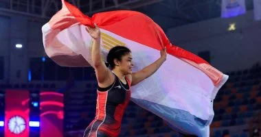 مودة بدوي تتوج ببرونزية المصارعة في دورة ألعاب البحر المتوسط