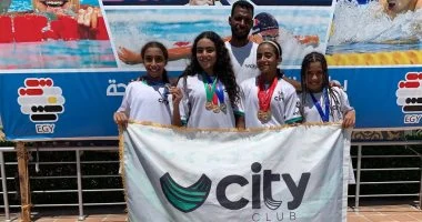 أبطال سيتي كلوب بالأقصر وأسوان يشاركون في بطولة جنوب الصعيد للسباحة