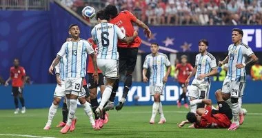 Hydration Break.. منتخب مصر يتقدم على الأرجنتين 1-0 في كأس العالم