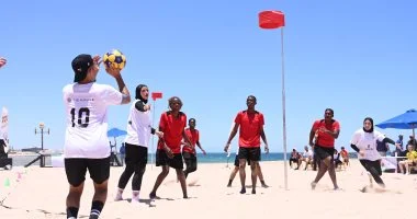 منتخب مصر يفوز على زيمبابوي في كأس العالم الإفريقية للكورف بول الشاطئية