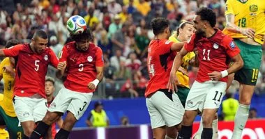 منتخب مصر يتعادل مع أستراليا 1-1 واللجوء للوقت الإضافى.. صور