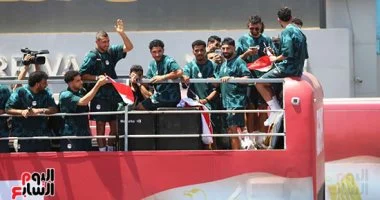 أون سبورت تنقل احتفالية تكريم منتخب مصر باستاد القاهرة الليلة