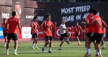 الأهلى يبدأ الاستعدادًات لمباراة زد بالدورى الممتاز