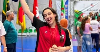 هنا الصيحى تحصد 6 ذهبيات وتؤكد تفوقها العربى والأفريقى